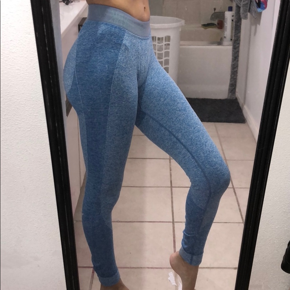 Blue gymshark flex leggings